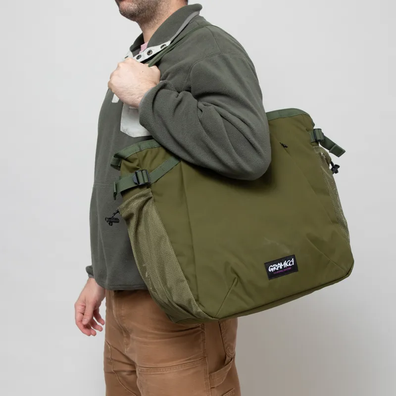 Gramicci Womens Cordura Tote Bag Olive-2