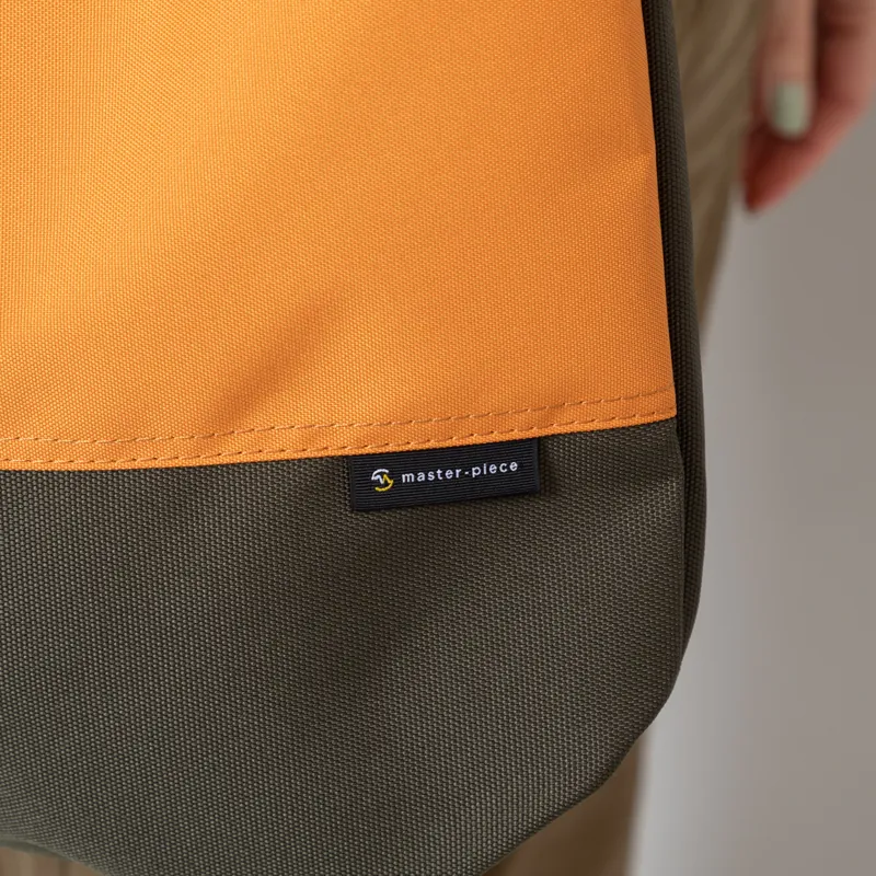 Universal Works x Master-piece Large Tote Bag Olive Recycled Tech Canvas-8