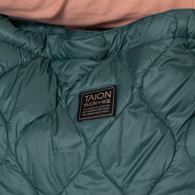 Taion Military Softshell Down Shoulder Bag Dark Green-4