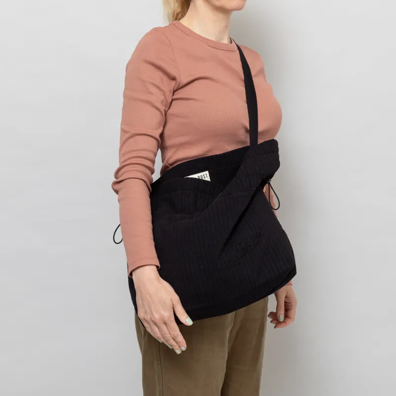 Girls Of Dust Womens Haverslack Crossbody Bag Armor Cotton Black-2