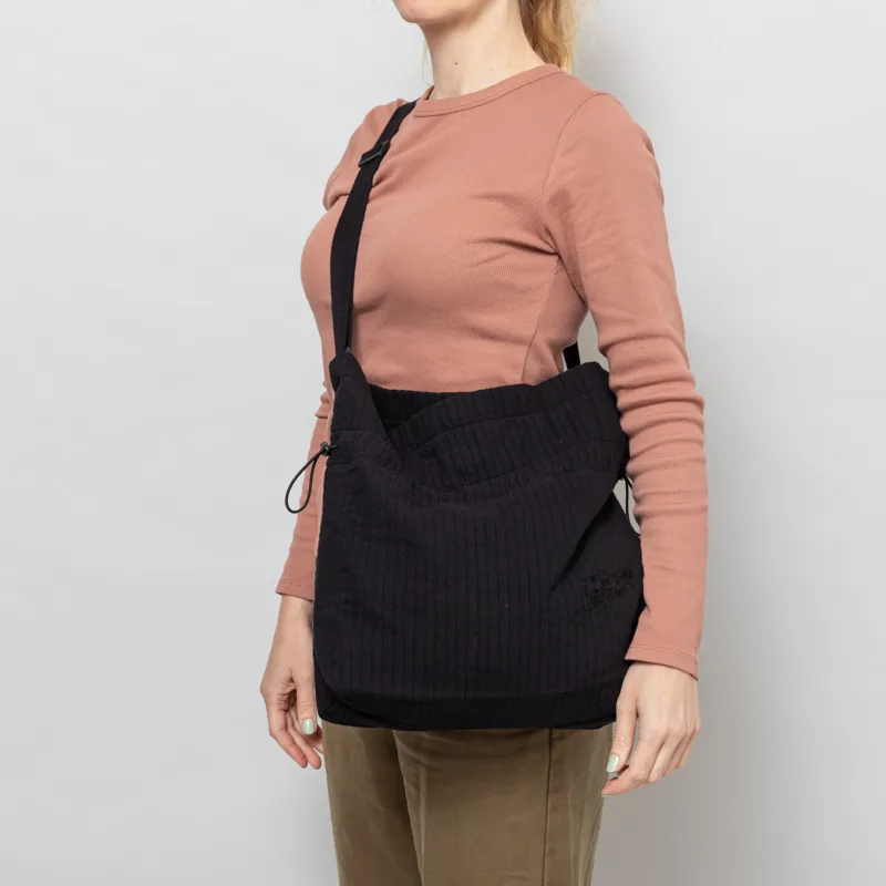 Girls Of Dust Womens Haverslack Crossbody Bag Armor Cotton Black