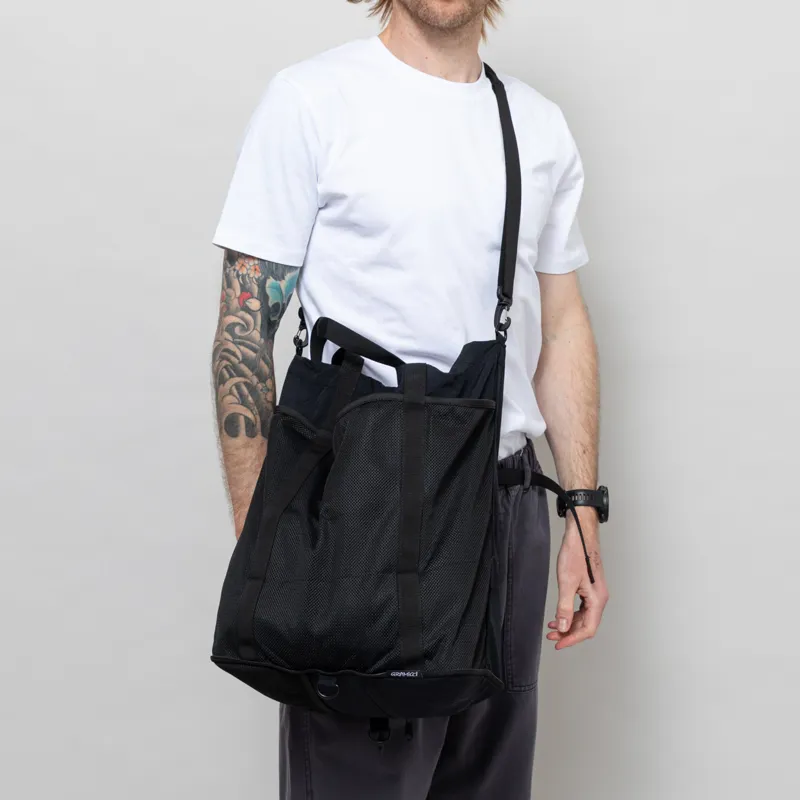 Gramicci Womens Nylon Packable Explorer Tote Black-5