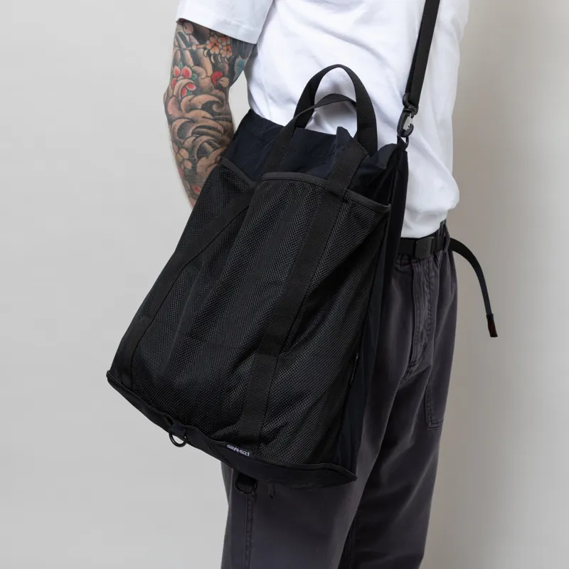 Gramicci Womens Nylon Packable Explorer Tote Black-8