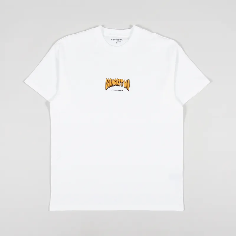 Carhartt WIP Bubble Script T Shirt White