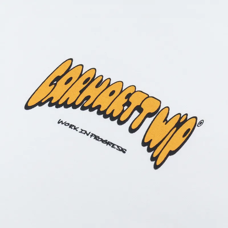 Carhartt WIP Bubble Script T Shirt White-1