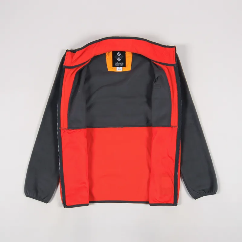 Columbia Back Bowl Fleece Lightweight Red Quartz Shark-1