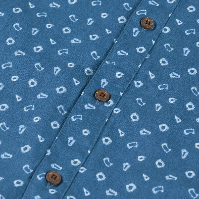 Patagonia Back Step Shirt Hexes Wavy Blue-3