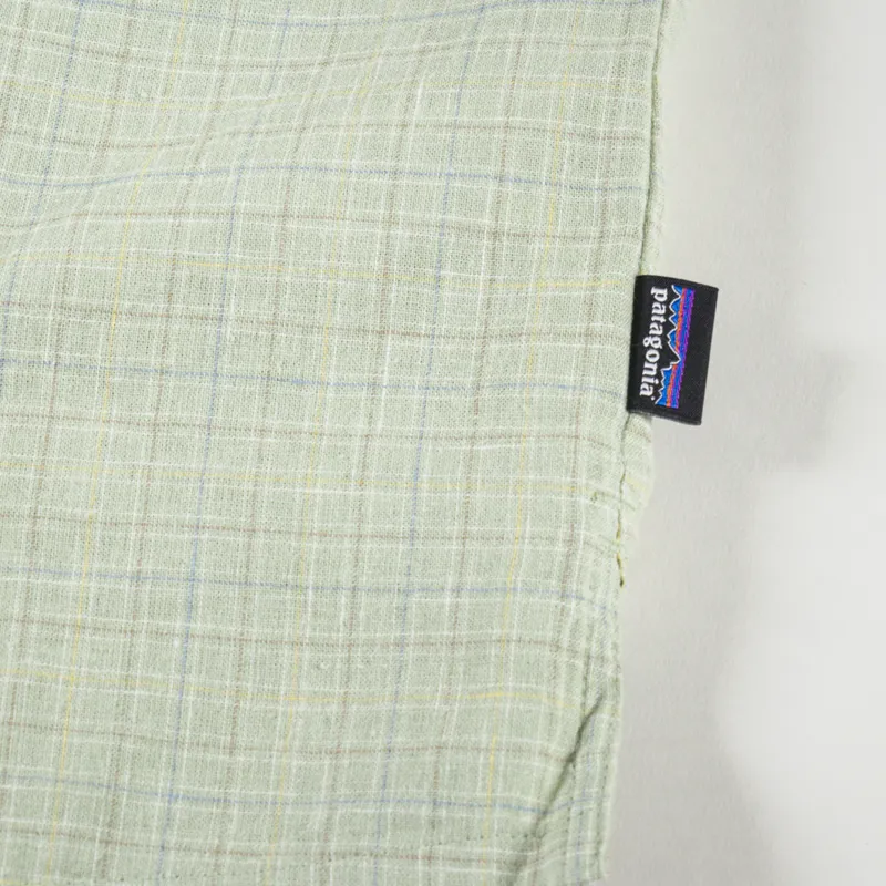 Patagonia Back Step Shirt Rainfall Plaid Salvia Green-1