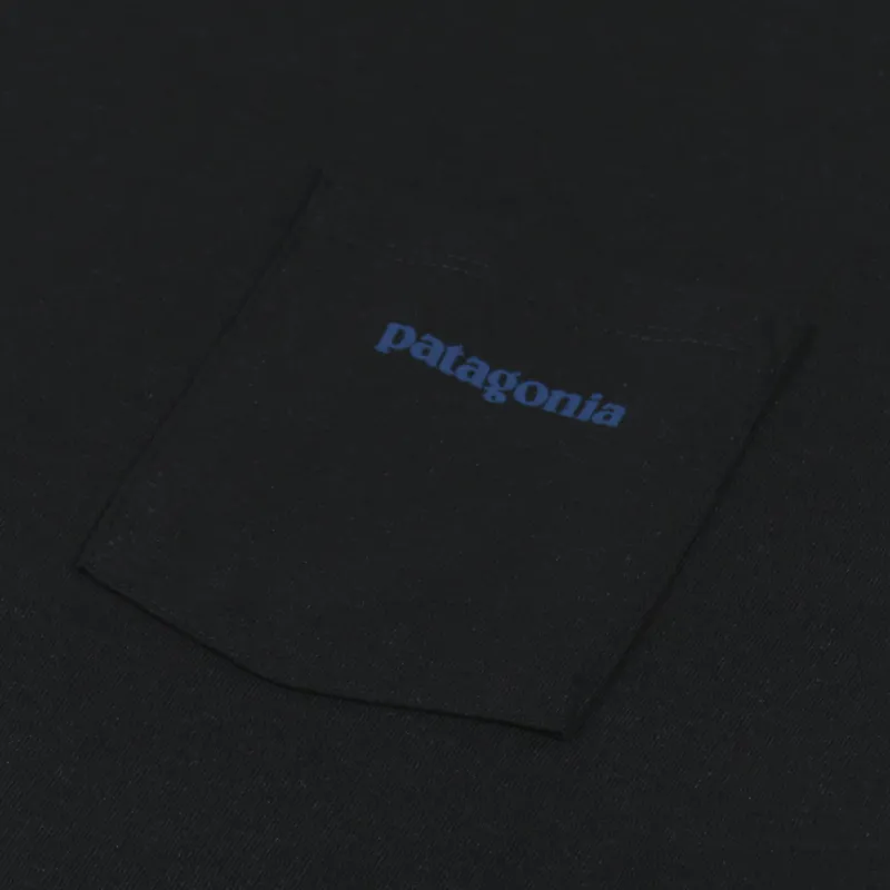 Patagonia Boardshort Logo Pocket Responsibili-Tee Ink Black-5