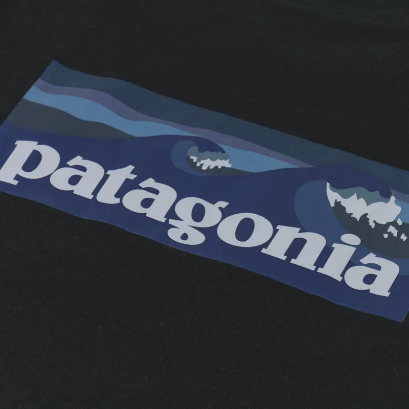 Patagonia Boardshort Logo Pocket Responsibili-Tee Ink Black-4