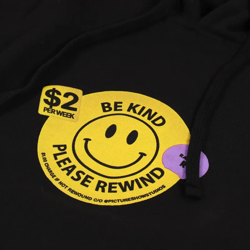 Picture Show Be Kind Hoodie Black-5