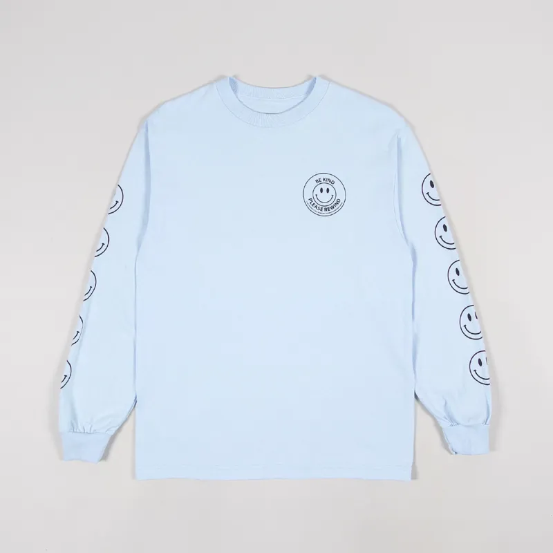 Picture Show Be Kind Long Sleeve T Shirt Powder Blue