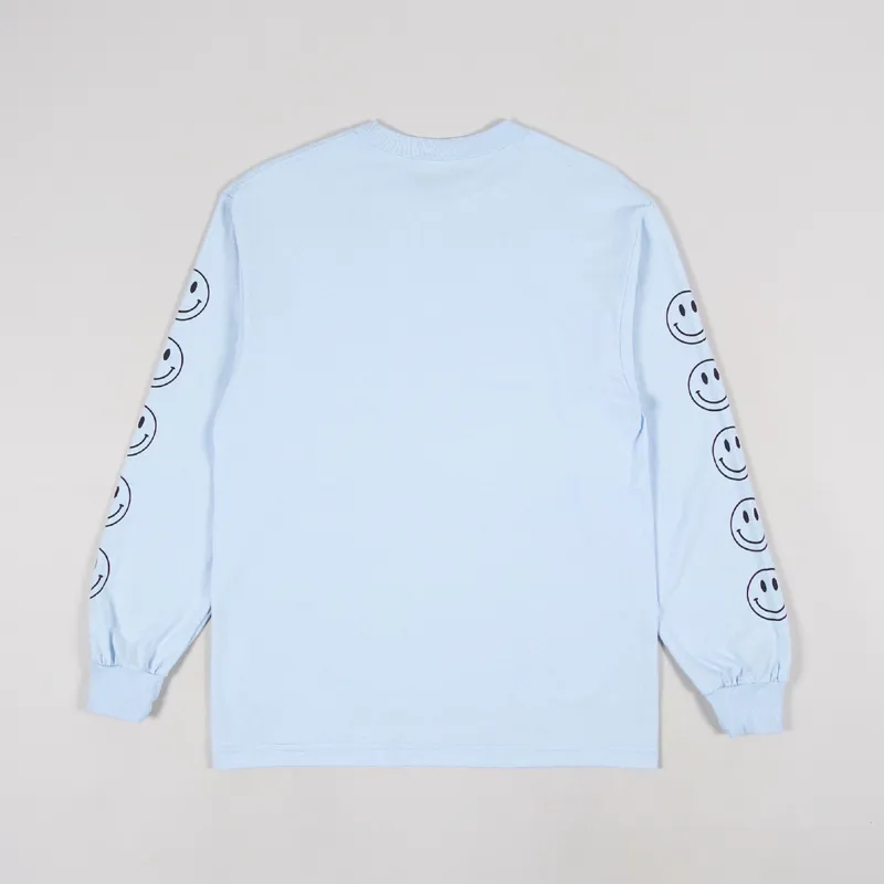Picture Show Be Kind Long Sleeve T Shirt Powder Blue-2