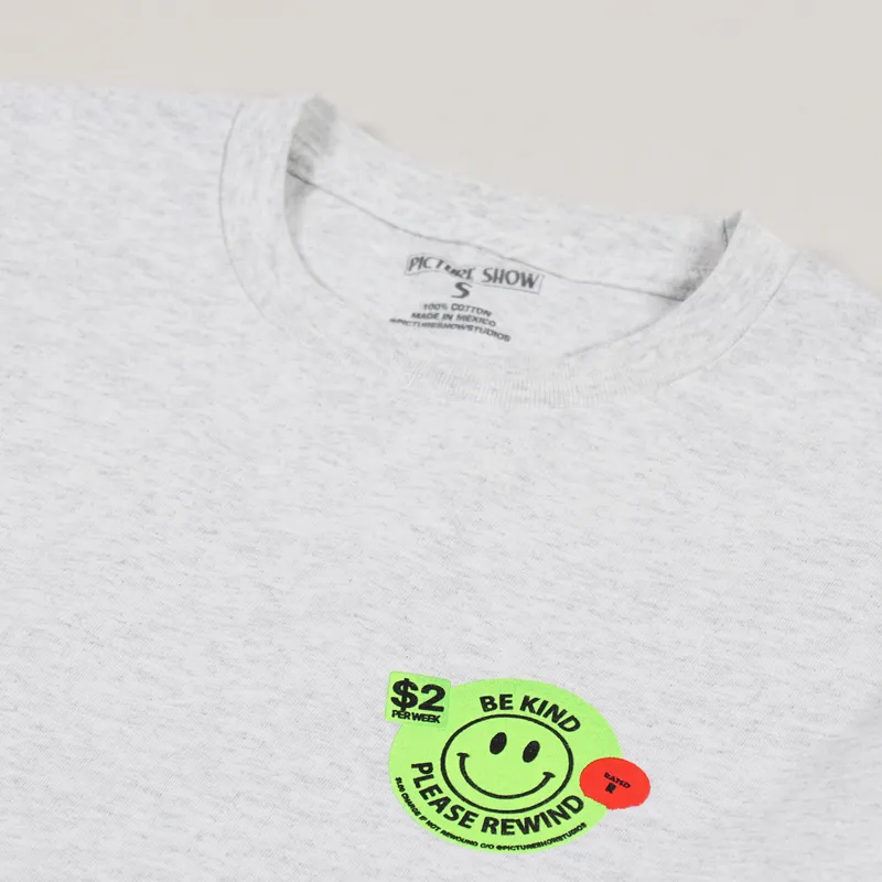 Picture Show Be Kind T Shirt Ash-6