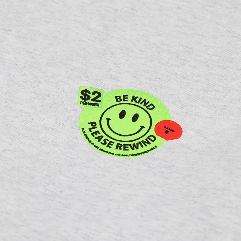 Picture Show Be Kind T Shirt Ash-5