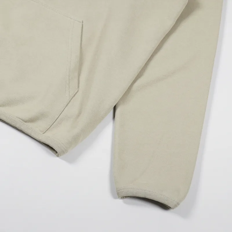 Universal Works Beach Hoody Sand Organic Loopback-3