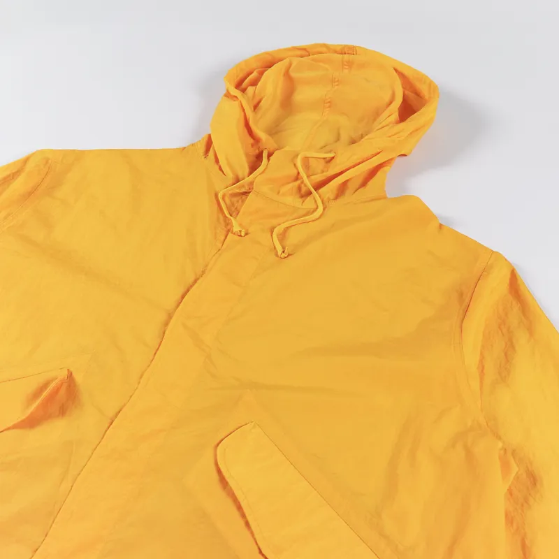 Universal Works Beach Parka Orange Recycled Nylon Tech-3