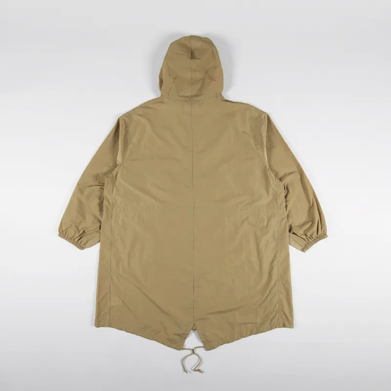 Universal Works Beach Parka Sand Recycled Nylon Tech-2