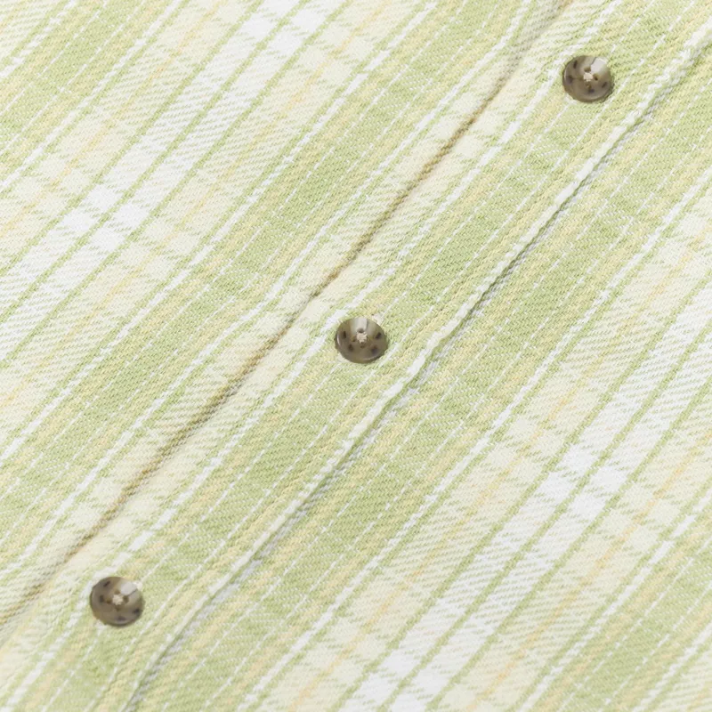 Stussy Beach Plaid Shirt Lime-5