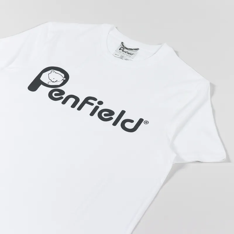 Penfield Bear Chest T Shirt White-2