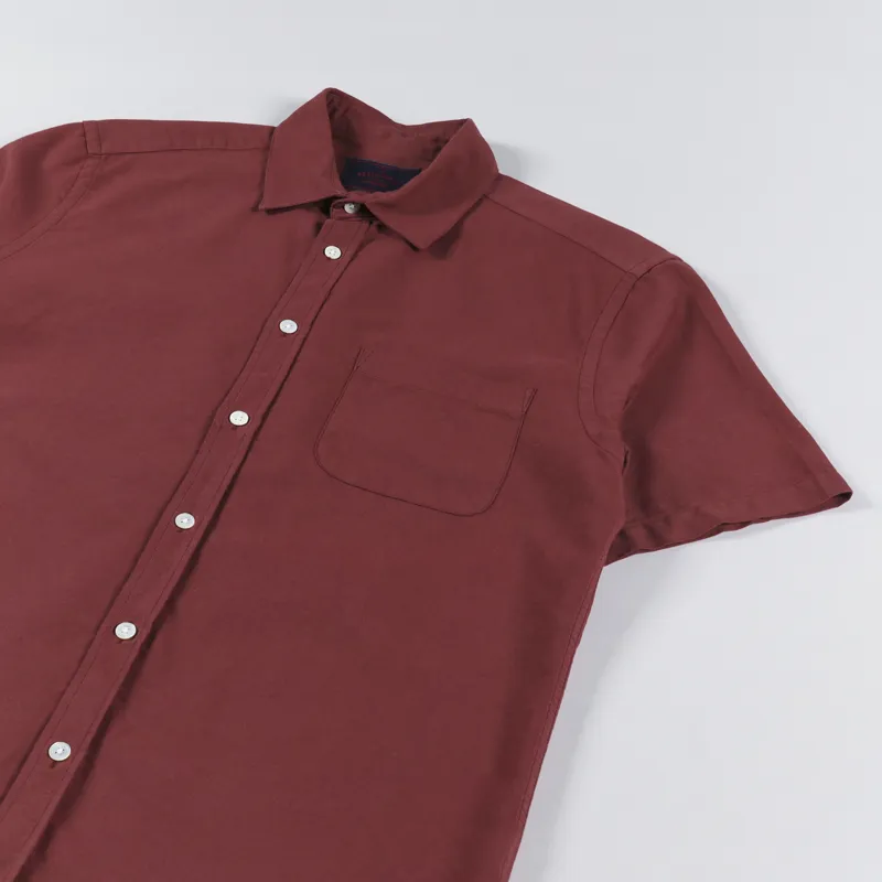 Portuguese Flannel Belavista Shirt Bordeaux-2