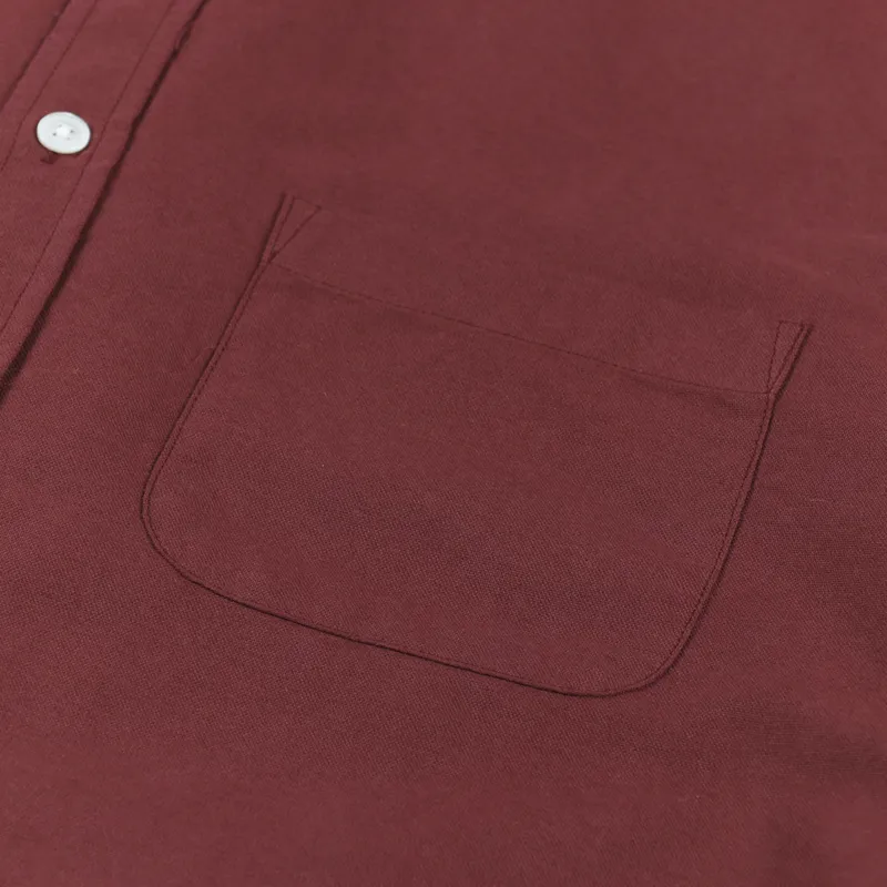 Portuguese Flannel Belavista Shirt Bordeaux-4