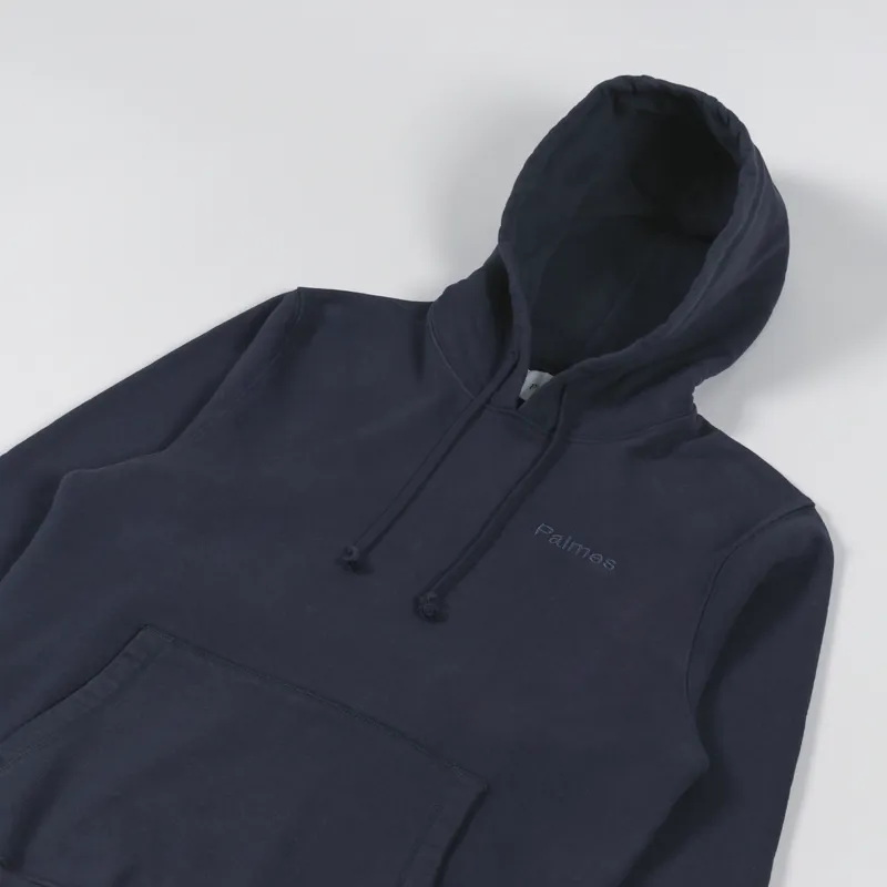 Palmes Tennis Society Ben Hooded Sweatshirt Navy-2
