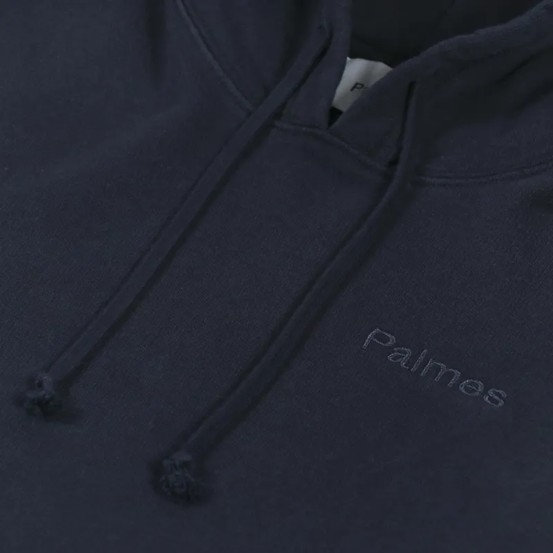 Palmes Tennis Society Ben Hooded Sweatshirt Navy-4
