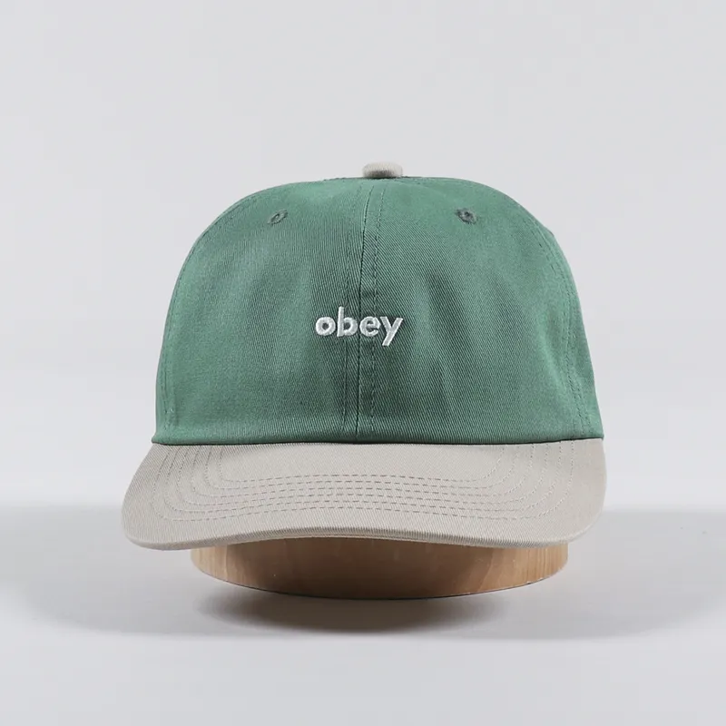 Obey Benny 6 Panel Snapback Cap Leaf Multi-2