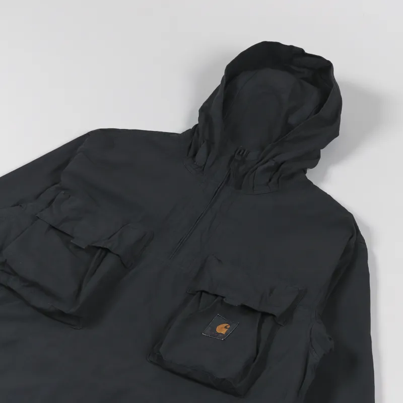 Carhartt WIP Mens Berm Pullover Black Garment Dyed