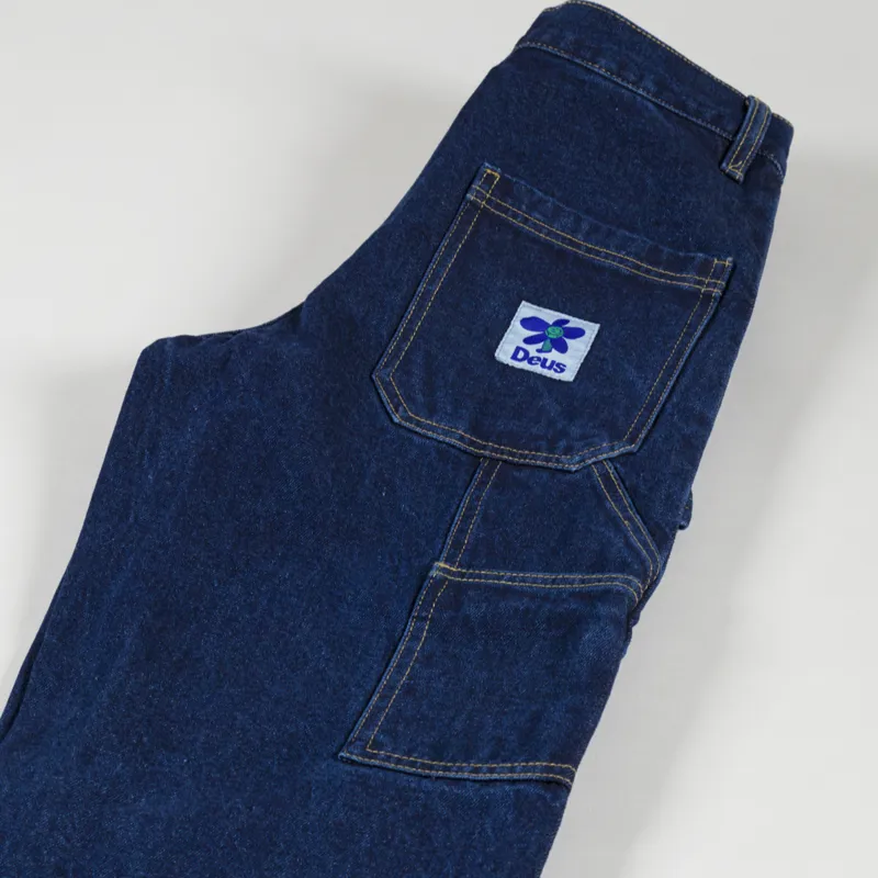 Deus Ex Machina Womens Bernie Pant Dry Indigo-3