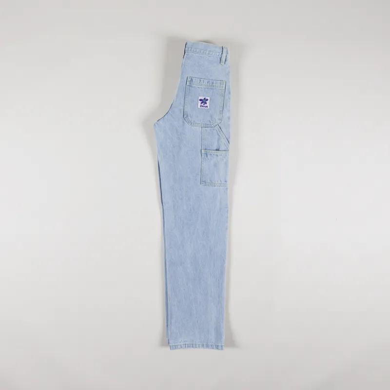 Deus Ex Machina Womens Bernie Pant Light Wash Indigo-2