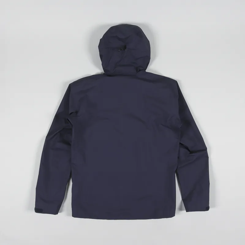 Arcteryx Mens GORE-TEX Shell Beta Jacket Black Sapphire Blue