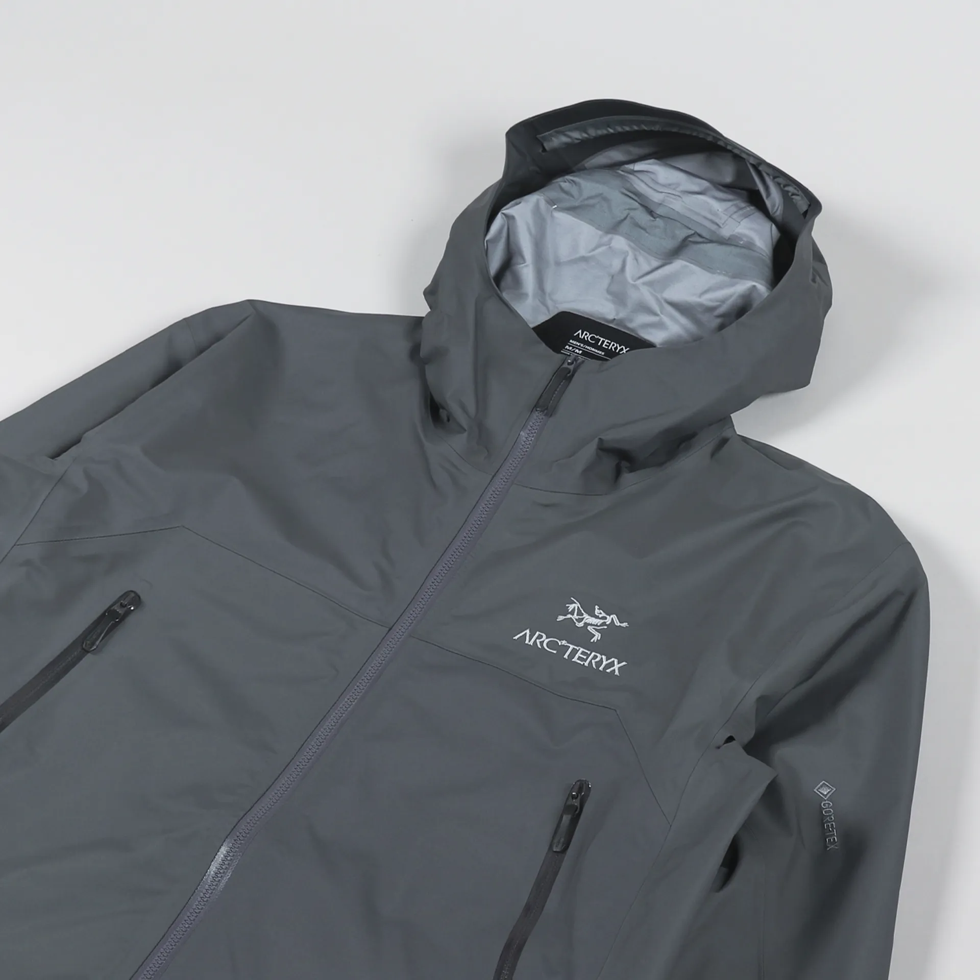 Arcteryx Mens GORE-TEX Waterproof Beta Jacket Cloud Grey