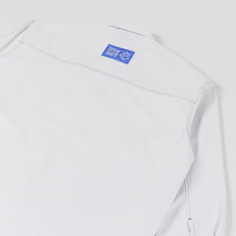 Polar Skate Co. Big Boy Shirt Washed White-5