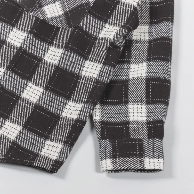 Polar Skate Co. Big Boy Flannel Shirt Brown-4