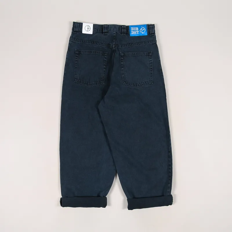 Polar Skate Co. Mens Big Boy Jeans Blue Black Denim Trousers