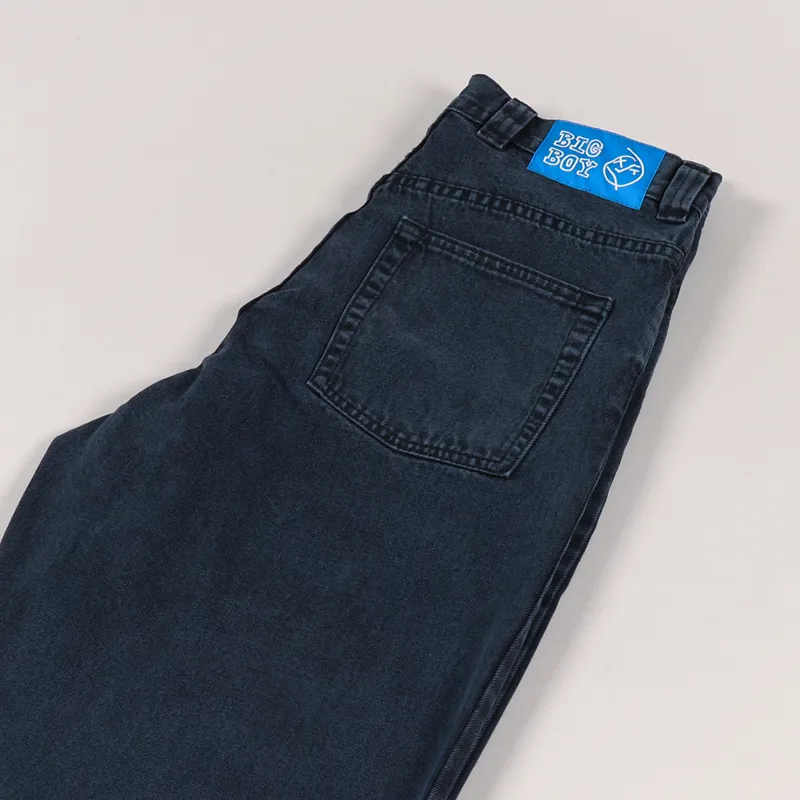 Polar Skate Co. Mens Big Boy Jeans Blue Black Denim Trousers