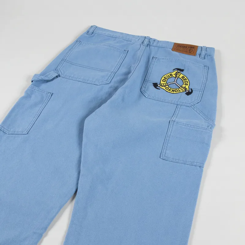 Deus Ex Machina Big Fella Canvas Pant Blue Heaven-4