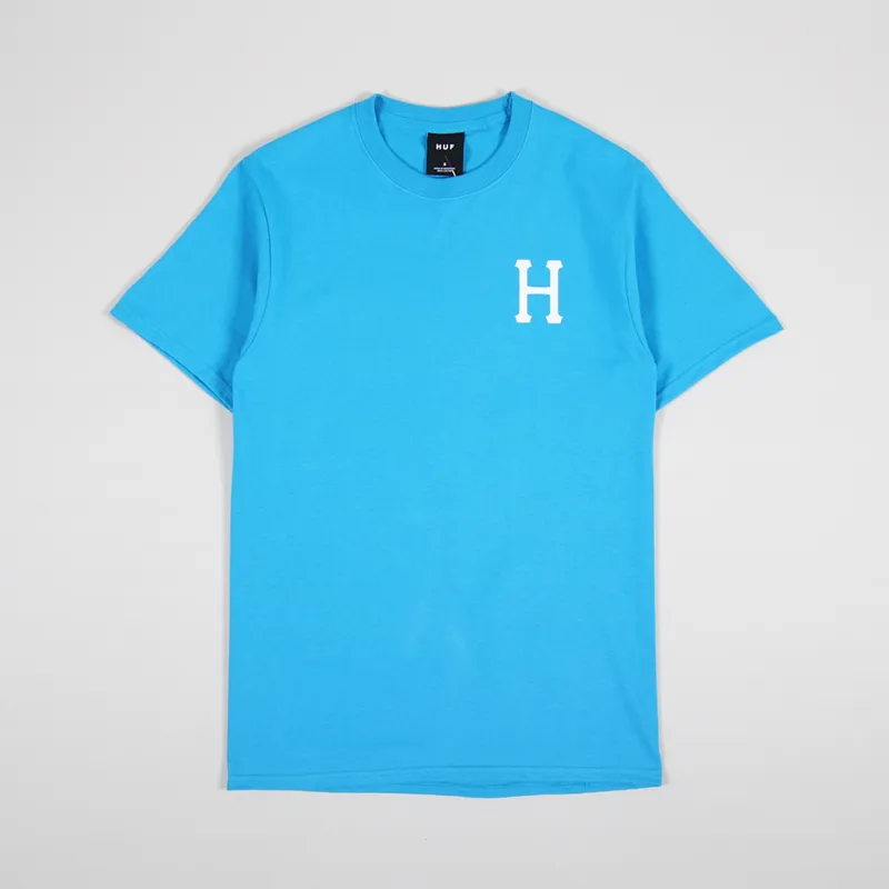 Huf Essentials Classic H T Shirt Turquoise-1