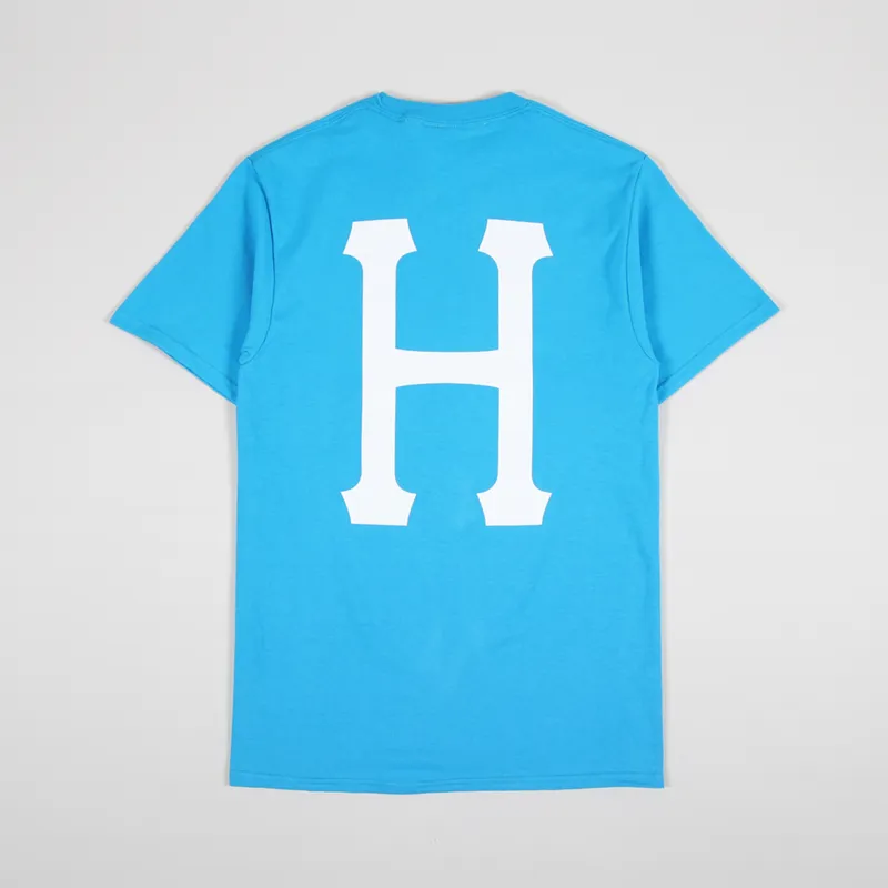 Huf Essentials Classic H T Shirt Turquoise