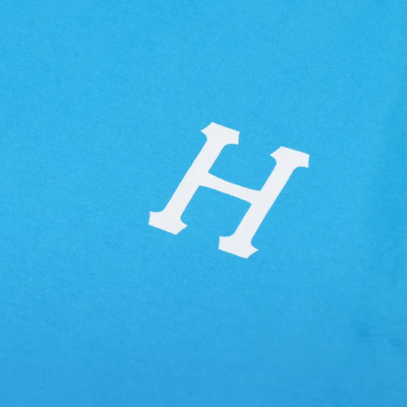 Huf Essentials Classic H T Shirt Turquoise-4