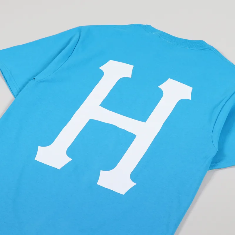Huf Essentials Classic H T Shirt Turquoise-2