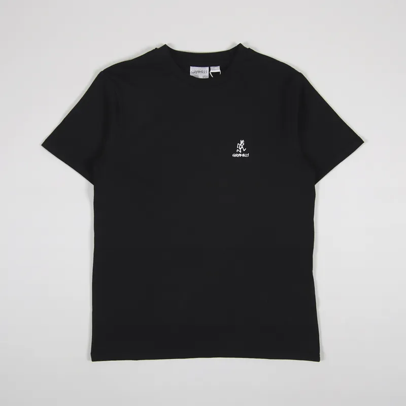 Gramicci Big Runningman T Shirt Black-1