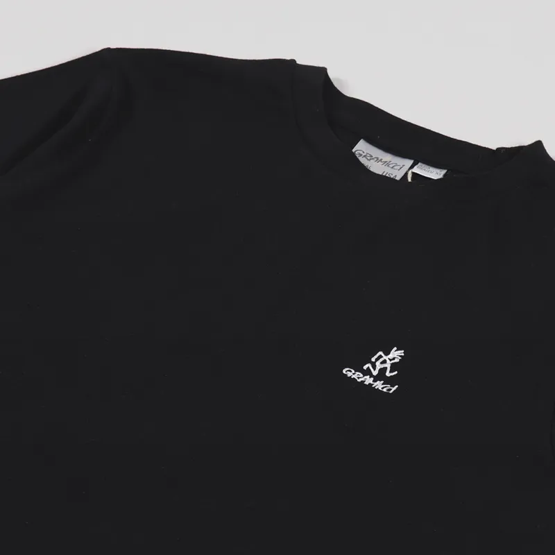 Gramicci Big Runningman T Shirt Black-2