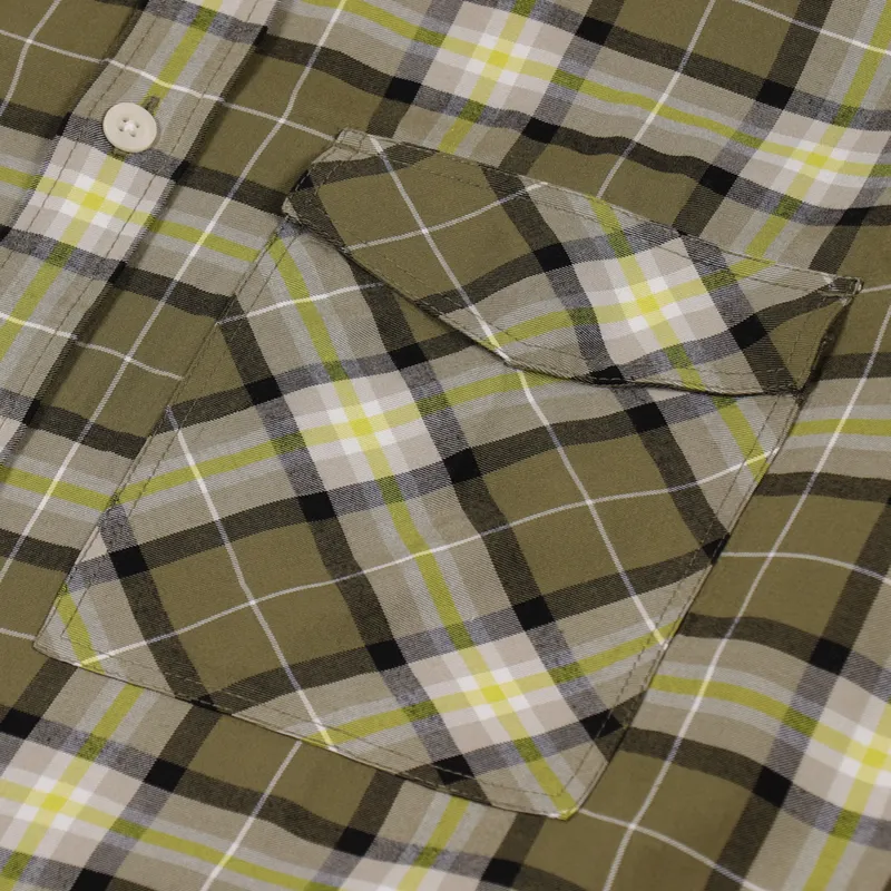 Edwin Long Sleeve Big Shirt Martini Olive-5