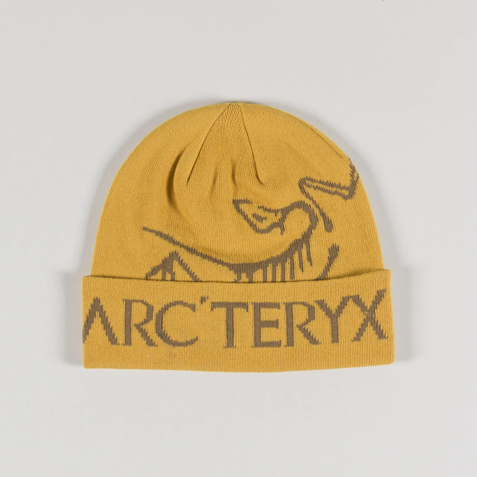 Arc'teryx Mens Winter Bird Word Toque Yukon Relic Yellow