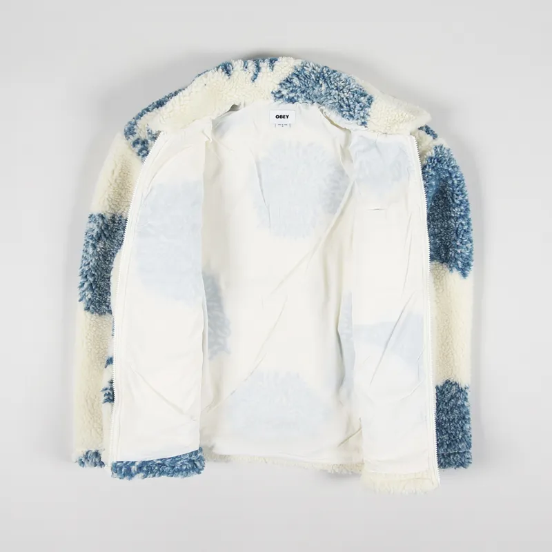 Obey Bistro Sherpa Jacket Natural Multi-1