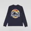 Penfield Back Circle Long Sleeve T Shirt Navy