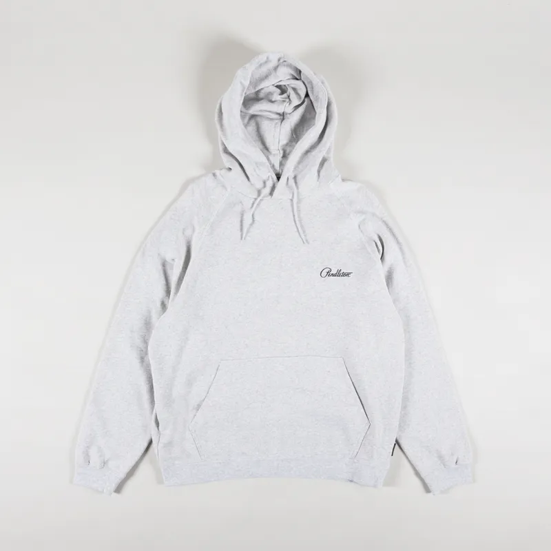 Pendleton Made For Japan Back Print Hoodie Grey Harding Star-1